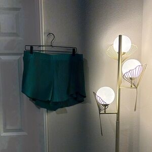All in Motion Green Pleated Shorts